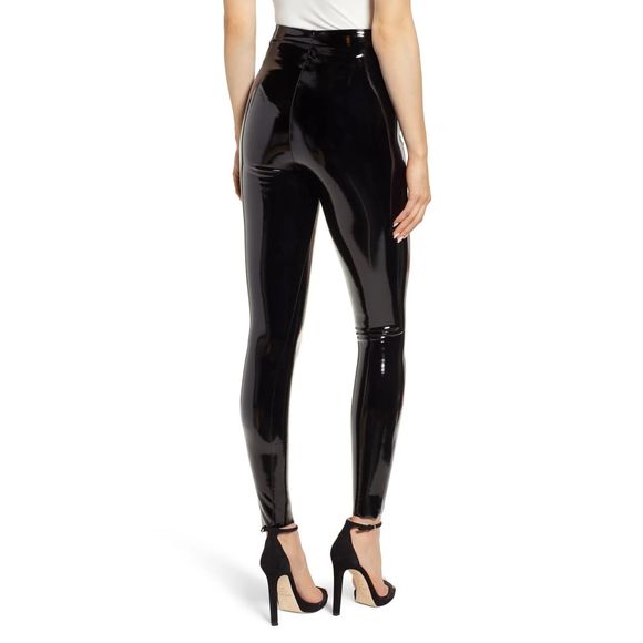 NWT COMMANDO Control Top Faux Patent Leather Leggings $98 - Picture 2 of 6